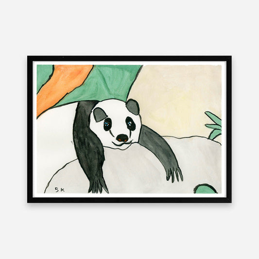 Kunstprint: 2 Pandaer